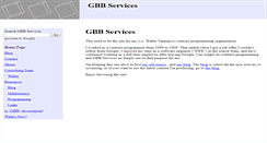 Desktop Screenshot of gbbservices.com