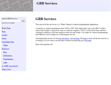 Tablet Screenshot of gbbservices.com